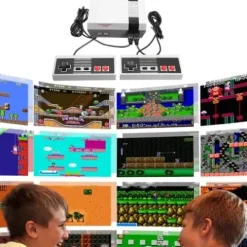 GRA TELEWIZYJNA KONSOLA RETRO TV AV 620 GIER 2x PAD MARIO GRY VIDEO GIERKA