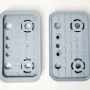 Górna guma uszczelka 125 x 75 mm " X " do bloków ssawnych, zamiennik