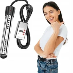Grzałka ZANURZENIOWA 3000w elektryczna do Basenu wody do wanny z Timerem