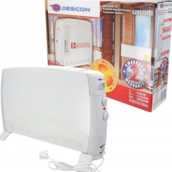Grzejnik elektryczny Konwektorowy Energooszczędny 2000W DESCON Mocny Nawiew