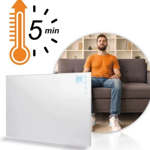 Grzejnik na podczerwień promiennik podczerwieni 800 W Berdsen BD-987 pilot WiFi aplikacja
