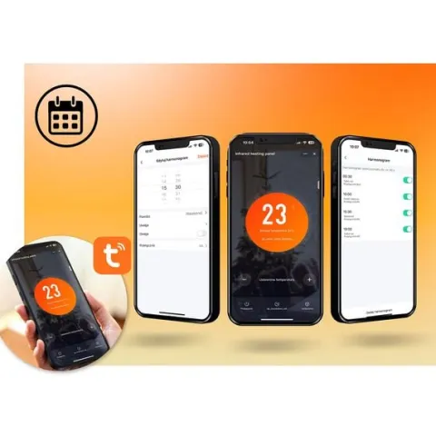 Grzejnik na podczerwień promiennik podczerwieni 800 W Berdsen BD-987 pilot WiFi aplikacja