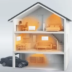 Grzejnik na podczerwień promiennik podczerwieni 800 W Berdsen BD-987 pilot WiFi aplikacja