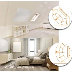 Grzejnik na podczerwień promiennik podczerwieni 800 W Berdsen BD-987 pilot WiFi aplikacja