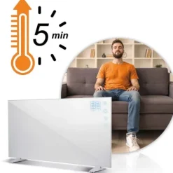 Grzejnik na podczerwień promiennik podczerwieni 720 W Berdsen BD-983 pilot WiFi aplikacja