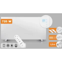 Grzejnik na podczerwień promiennik podczerwieni 720 W Berdsen BD-983 pilot WiFi aplikacja
