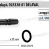 Guma strzykowa typ Alfa Laval MC-11 92832801, 11 mm, 4szt., Spaggiari