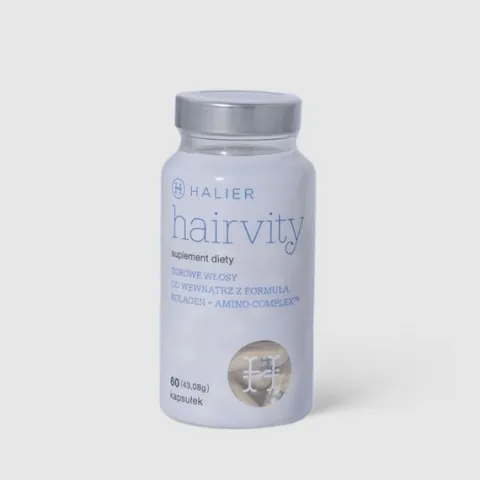 Halier 2x HAIRVITY 60 kaps. WITAMINY suplement na porost włosów dla KOBIET