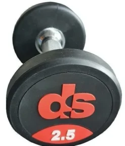 Hantla ogumowana 2,5 kg DelSport