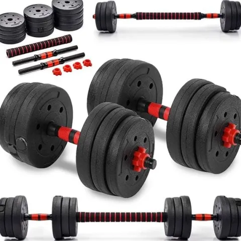 Hantle sztanga 2w1 do ćwiczeń Maximus 2x 10kg
