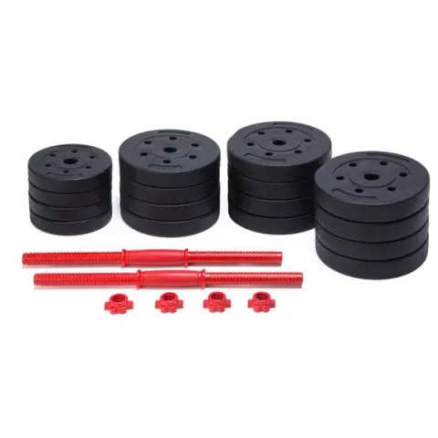 Hantle treningowe bitumiczne AbarQs HRC-40KG (2x20kg)