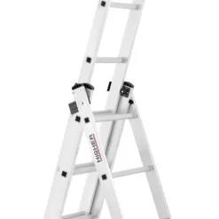 HIGHER Drabina aluminiowa 3x10 Professional + GRATIS