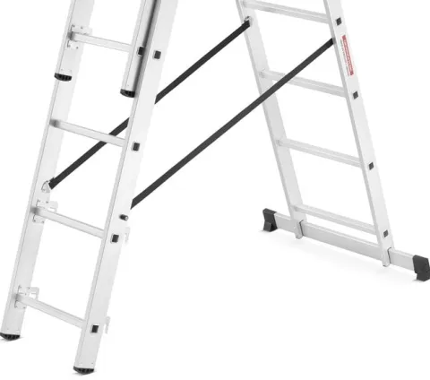 HIGHER Drabina aluminiowa 3x10 Professional + GRATIS
