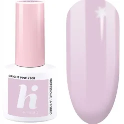 HI HYBRID Lakier hybrydowy #208 Bright Pink 5ml