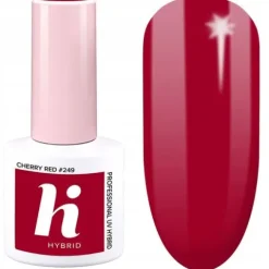 HI HYBRID Lakier hybrydowy #249 Cherry Red 5ml
