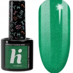 HI HYBRID Lakier hybrydowy #454 Emerald Taurus 5ml