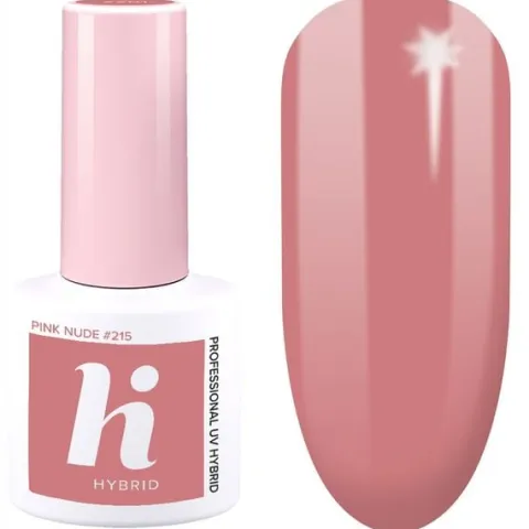 HI HYBRID Lakier hybrydowy #215 Pink Nude 5ml