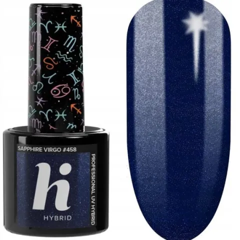 HI HYBRID Lakier hybrydowy #458 Sapphire Vigo 5ml