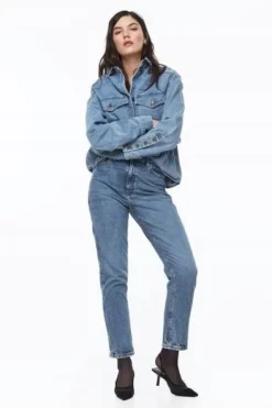 H&M spodnie Mom High Ankle Jeans 36 S E23