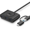 HUB USB UGREEN CR113 4-portowy 3.0 OTG DO PC, Laptopa i Smartfona