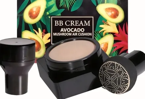 Huda Beauty BB CREAM AVOCADO PODKŁAD POD MAKIJAŻ + GRZYBEK 120 VANILLA