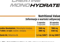 Human Code - Creatine Monohydrate - 400 kaps.