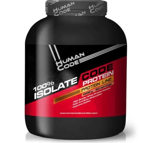 Human Code - 100% Isolate Code Protein - 1500 g bananowo-karmelowy
