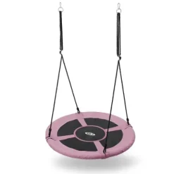 Huśtawka Bocianie gniazdo 100cm NB5031 Nils Camp różowa