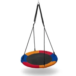 Huśtawka Bocianie gniazdo 90cm NB5003 Nils Camp blue-red-orange
