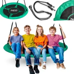 Huśtawka bocianie gniazdo Neo-Sport Swingo 120 cm