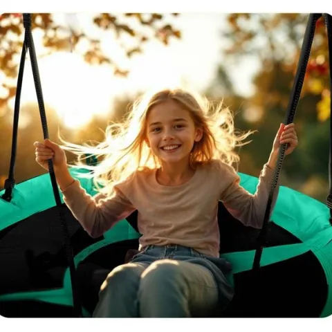 Huśtawka bocianie gniazdo Neo-Sport Swingo 120 cm