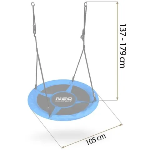 Huśtawka bocianie gniazdo Neo-Sport Swingo 100 cm