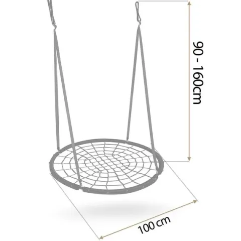 Huśtawka bocianie gniazdo Neo-Sport NS-104 100 cm