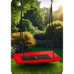 Huśtawka bocianie gniazdo prostokątna Neo-Sport Swingo 110 x 70 cm