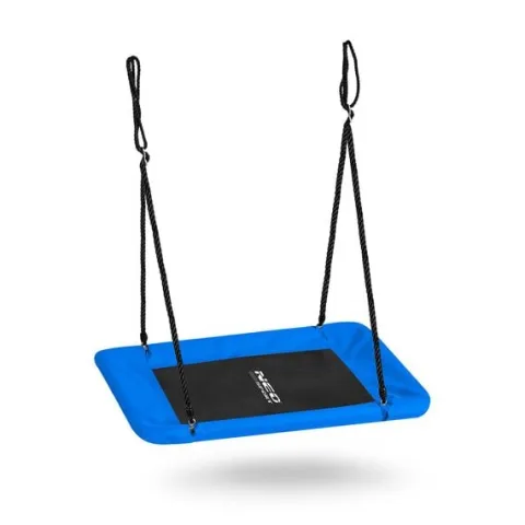 Huśtawka bocianie gniazdo prostokątna Neo-Sport Swingo 110 x 70 cm