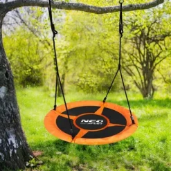 Huśtawka bocianie gniazdo Swingo XXL pomarańczowa 95 cm