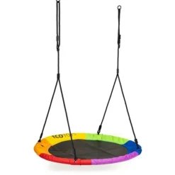 Huśtawka ogrodowa bocianie gniazdo 100cm kolorowa ECOTOYS