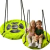 Huśtawka Ogrodowa Bocianie Gniazdo Dla Dzieci Zielona 60cm