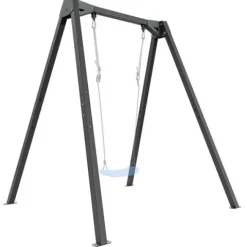 Huśtawka ogrodowa stelaż Marbo MO-012 1-os premium 200kg łożyska