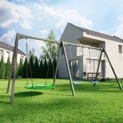 Huśtawka 3-stanowiskowa PREMIUM MO-014 Marbo Sport - 200 kg
