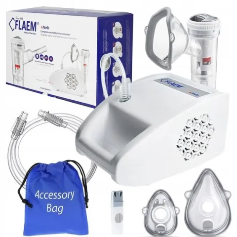 INHALATOR DLA DZIECI FLAEM 4NEB NEBULIZATOR RF9 4TRYBY PRACY CERTYFIKAT TUV