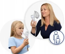 INHALATOR DLA DZIECI FLAEM 4NEB NEBULIZATOR RF9 4TRYBY PRACY CERTYFIKAT TUV