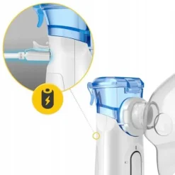 INHALATOR NEBULIZATOR DLA DZIECI DOROSŁYCH SIATECZKOWY PRZENOŚNY CICHY LITE