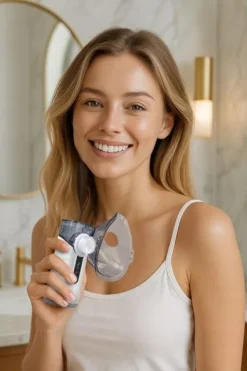 INHALATOR NEBULIZATOR DLA DZIECI DOROSŁYCH SIATECZKOWY PRZENOŚNY BEZPRZEWOD
