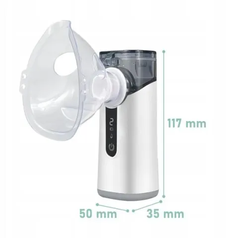 INHALATOR NEBULIZATOR DLA DZIECI DOROSŁYCH SIATECZKOWY PRZENOŚNY BEZPRZEWOD