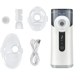 INHALATOR NEBULIZATOR DLA DZIECI DOROSŁYCH SIATECZKOWY PRZENOŚNY BEZPRZEWOD