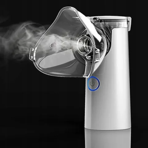 INHALATOR NEBULIZATOR 2 MASKI DLA DZIECI I DOROSŁYCH PRZENOŚNY CICHY USB