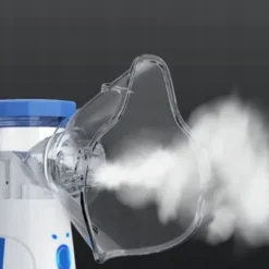 INHALATOR NEBULIZATOR 2 MASKI DLA DZIECI I DOROSŁYCH PRZENOŚNY CICHY USB