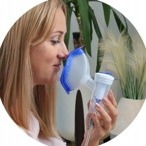 INHALATOR NEBULIZATOR RF7 DLA DZIECI FLAEM NEBULAIR+ 2MASKI CERTYFIKAT TUV