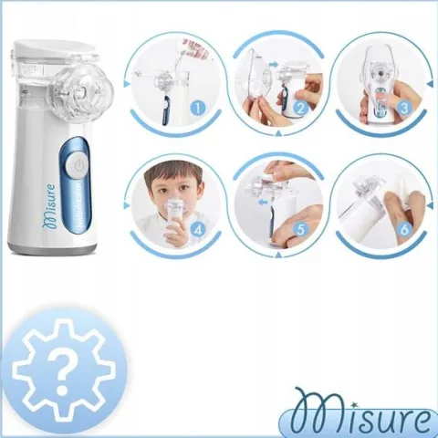 Inhalator Nebulizator Siateczkowy Przenośny Misure MI-MESH z Akumulatorem
